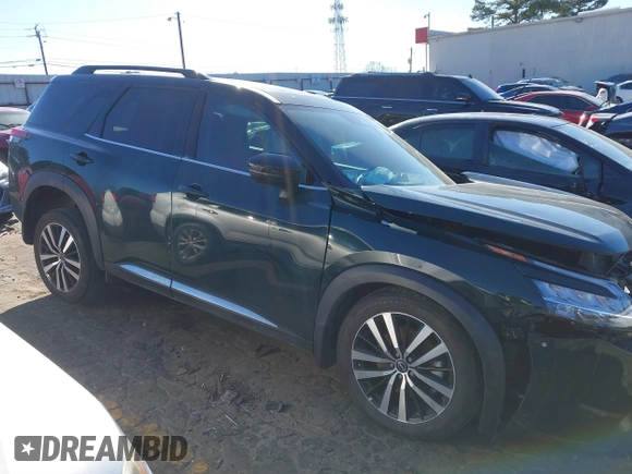 2024 Nissan Pathfinder Platinum z VIN 5N1DR3DH1RC223387, wystawiony jako IAAI lot #41600939 z przebiegiem 34 441 mil mil oraz . Historia ofert i sprzedaży dostępna na DreamBid. Obrazek 13.