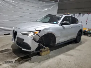 2019 Alfa Romeo Stelvio z VIN ZASPAKAN9K7C49903, wystawiony jako Copart lot #47795605 z przebiegiem 49 143 mil mil oraz Szkoda całkowita • Salvage title. Historia ofert i sprzedaży dostępna na DreamBid. Obrazek 1.