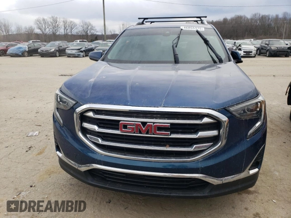 2020 GMC Terrain SLT with VIN 3GKALVEX1LL104944, listed as a Copart auction lot 46855375 with 82,783 mi miles and Salvage title. Bid and sale history available at DreamBid. Image 5.