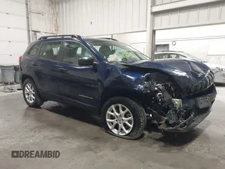 2016 Jeep Cherokee Sport with VIN 1C4PJMAB2GW111918, listed as a IAAI auction lot 42709128 with 92,544 mi miles and . Bid and sale history available at DreamBid. Image 1.