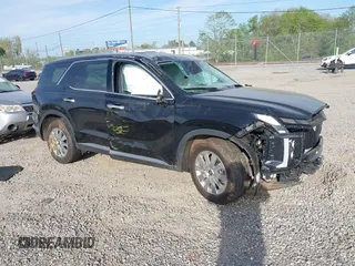2025 Hyundai Palisade SEL z VIN KM8R24GE9SU861372, wystawiony jako IAAI lot #42079649 z przebiegiem 13 813 mil mil oraz . Historia ofert i sprzedaży dostępna na DreamBid. Obrazek 1.
