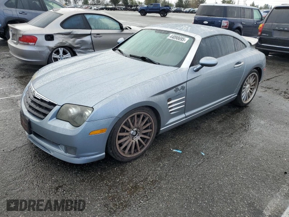 2005 Chrysler Crossfire z VIN 1C3AN79N35X039973, wystawiony jako Copart lot #44098695 z przebiegiem 109 161 mil mil oraz Czysty tytuł • Clean title. Historia ofert i sprzedaży dostępna na DreamBid. Obrazek 1.