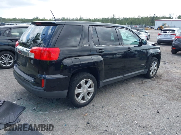 2017 GMC Terrain SLE with VIN 2GKALMEK8H6157764, listed as a IAAI auction lot 41879423 with 95,745 mi miles. Bid and sale history available at carsss.com. Image 4.