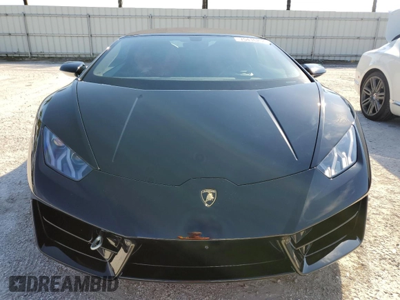 2018 Lamborghini Huracan z VIN ZHWUR2ZF5JLA10561, wystawiony jako Copart lot #75416254 z przebiegiem Nie podano mil oraz Nie do naprawy. Historia ofert i sprzedaży dostępna na DreamBid. Obrazek 5.