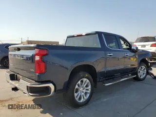 2023 Chevrolet Silverado 1500 LTZ with VIN 1GCUDGE89PZ129566, listed as a Copart auction lot 75698284 with 22,918 mi miles and Salvage Title. Bid and sale history available at carsss.com. Image 3.