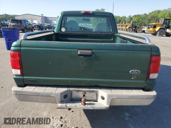2000 Ford Ranger XL with VIN 1FTYR10V8YTB43444, listed as a Copart auction lot 53509985 with 159,976 mi miles and Clean Title. Bid and sale history available at carsss.com. Image 6.