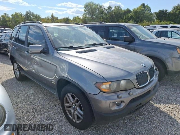 2004 BMW X5 3.0i with VIN 5UXFA13514LU37318, listed as a Copart auction lot 76576434 with 228,910 mi miles and Clean Title. Bid and sale history available at carsss.com. Image 1.
