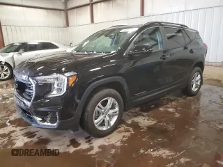 2024 GMC Terrain SLE z VIN 3GKALTEG3RL392446, wystawiony jako Copart lot #45815785 z przebiegiem 1326 mil mil oraz Szkody całkowita. Historia ofert i sprzedaży dostępna na DreamBid. Obrazek 1.
