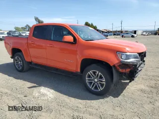 2021 Chevrolet Colorado 2WD LT with VIN 1GCGSCEN4M1144925, listed as a Copart auction lot 54852425 with 50,874 mi miles and Salvage title. Bid and sale history available at DreamBid. Image 4.
