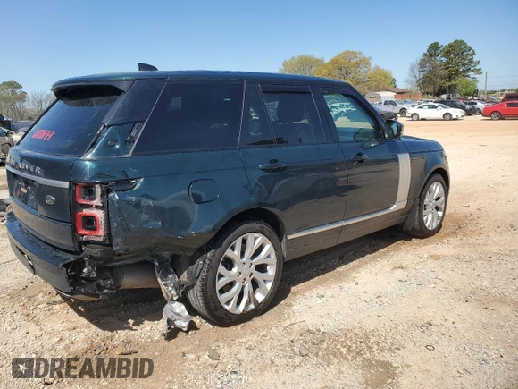 2019 Land Rover Range Rover with VIN SALGS2RE9KA520996, listed as a Copart auction lot 50520845 with 108,261 mi miles and Salvage title. Bid and sale history available at DreamBid. Image 3.