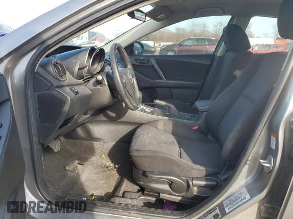 2010 Mazda 3 i Sport with VIN JM1BL1SF9A1267348, listed as a Copart auction lot 48694305 with 190,654 mi miles and Salvage Title. Bid and sale history available at carsss.com. Image 7.