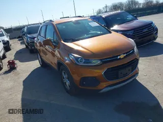 2017 Chevrolet Trax LT with VIN 3GNCJLSB9HL170941, listed as a IAAI auction lot 41999514 with 134,849 mi miles. Bid and sale history available at carsss.com. Image 1.