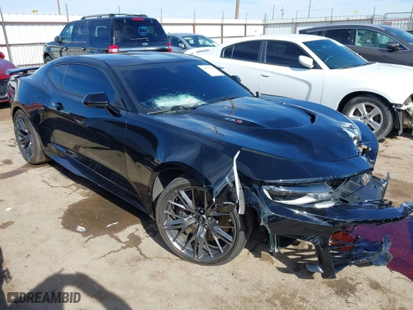 2022 Chevrolet Camaro ZL1 with VIN 1G1FK1R60N0118888, listed as a IAAI auction lot 41475426 with 6,944 mi miles. Bid and sale history available at carsss.com. Image 1.