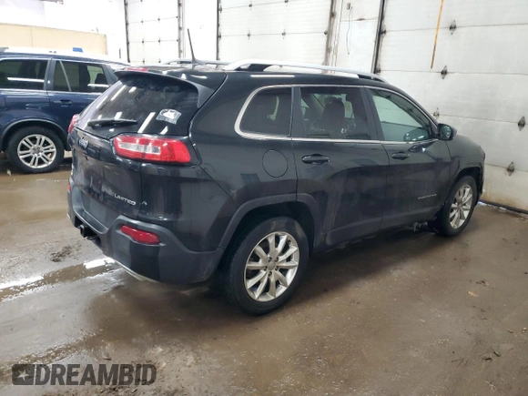 2016 Jeep Cherokee Limited with VIN 1C4PJMDS6GW129513, listed as a Copart auction lot 45138675 with 144,552 mi miles and Clean title. Bid and sale history available at DreamBid. Image 3.