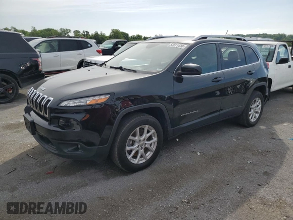 2018 Jeep Cherokee Latitude Tech Connect with VIN 1C4PJMCB5JD520365, listed as a Copart auction lot 53611414 with 110,229 mi miles and Salvage title. Bid and sale history available at DreamBid. Image 1.
