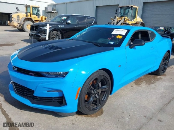 2023 Chevrolet Camaro 2SS with VIN 1G1FH1R7XP0148989, listed as a IAAI auction lot 40021998 with 13146 miles. Bid and sale history available at carsss.com. Image 6.
