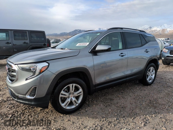 2019 GMC Terrain SLE Diesel with VIN 3GKALUEU9KL227728, listed as a Copart auction lot 46830955 with 84,057 mi miles and Salvage Title. Bid and sale history available at carsss.com. Image 1.