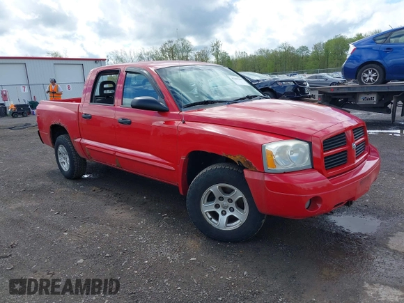 2006 Dodge Dakota SLT with VIN 1D7HW48N66S639608, listed as a IAAI auction lot 42201208 with 145,303 mi miles and . Bid and sale history available at carsss.com. Image 1.
