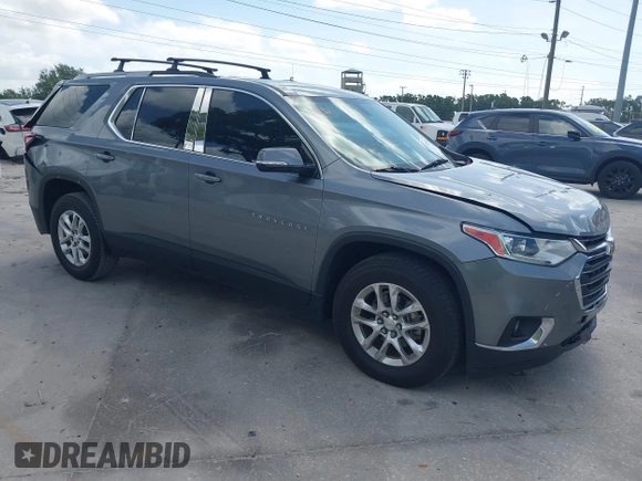 2018 Chevrolet Traverse LT Cloth with VIN 1GNERGKWXJJ259619, listed as a IAAI auction lot 41952657 with 73,174 mi miles. Bid and sale history available at carsss.com. Image 1.