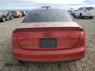2014 Audi A4 Premium Plus with VIN WAUEFAFL0EN024608, listed as a Copart auction lot 45843405 with 136,335 mi miles and Salvage Title. Bid and sale history available at carsss.com. Image 6.