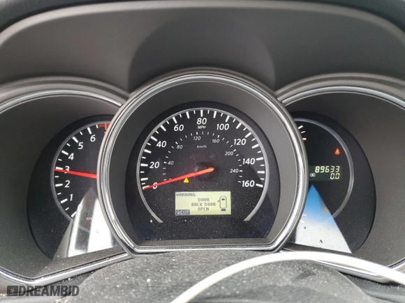 2014 Nissan Murano SL with VIN JN8AZ1MU4EW406286, listed as a Copart auction lot 46059485 with 89,633 mi miles and Salvage Title. Bid and sale history available at carsss.com. Image 9.