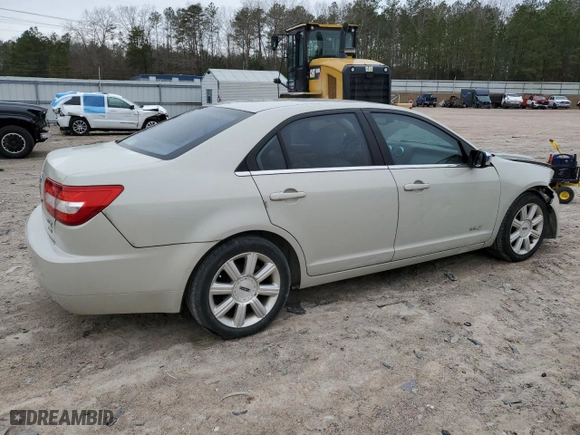 2007 Lincoln MKZ with VIN 3LNHM28T77R629830, listed as a Copart auction lot 48049865 with 123,694 mi miles and Salvage Title. Bid and sale history available at carsss.com. Image 3.