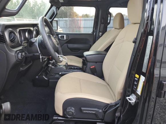 2022 Jeep Wrangler Unlimited Sport with VIN 1C4HJXDNXNW199299, listed as a Copart auction lot 67140934 with 30,996 mi miles and Salvage Title. Bid and sale history available at DreamBid. Image 7.