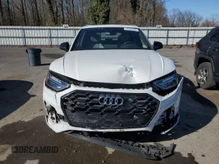2021 Audi SQ5 Premium Plus with VIN WA1B4AFYXM2027503, listed as a Copart auction lot 49532945 with 68,674 mi miles and Salvage Title. Bid and sale history available at carsss.com. Image 5.