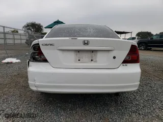 2002 Honda Civic LX with VIN 1HGEM21502L108055, listed as a Copart auction lot 73056704 with 253,586 mi miles and Salvage Title. Bid and sale history available at carsss.com. Image 6.