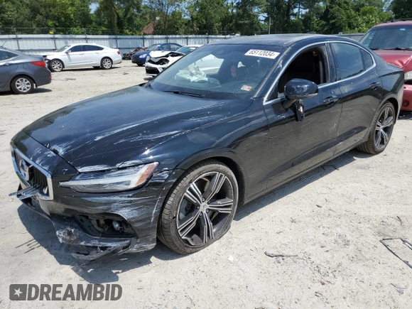 2021 Volvo S60 Inscription with VIN 7JRA22TL4MG091935, listed as a Copart auction lot 65112034 with 53,732 mi miles and Salvage Title. Bid and sale history available at carsss.com. Image 1.