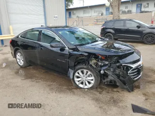 2025 Chevrolet Malibu LT with VIN 1G1ZD5ST5SF133281, listed as a Copart auction lot 55602625 with 13,706 mi miles and Clean Title. Bid and sale history available at DreamBid. Image 4.