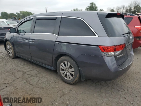 2015 Honda Odyssey EX-L with VIN 5FNRL5H61FB055040, listed as a Copart auction lot 54753415 with 90,322 mi miles and Clean Title. Bid and sale history available at DreamBid. Image 2.