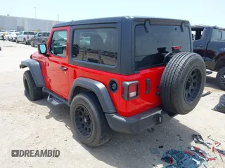 2022 Jeep Wrangler Sport with VIN 1C4GJXAG3NW195967, listed as a IAAI auction lot 42265207 with 41,220 mi miles and . Bid and sale history available at DreamBid. Image 3.