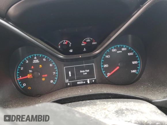 2021 Chevrolet Colorado 2WD LT with VIN 1GCHSCEA7M1123021, listed as a Copart auction lot 59622885 with 46,029 mi miles and Salvage title. Bid and sale history available at DreamBid. Image 9.