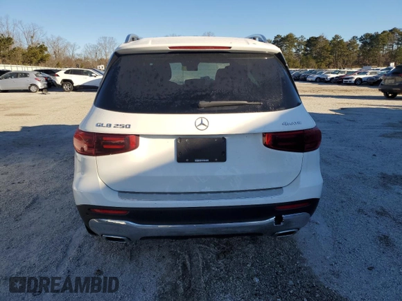 2025 Mercedes-Benz GLB 250 z VIN W1N4M4HB0SW382302, wystawiony jako Copart lot #89218035 z przebiegiem Nie podano mil oraz Szkoda całkowita • Salvage title. Historia ofert i sprzedaży dostępna na DreamBid. Obrazek 6.