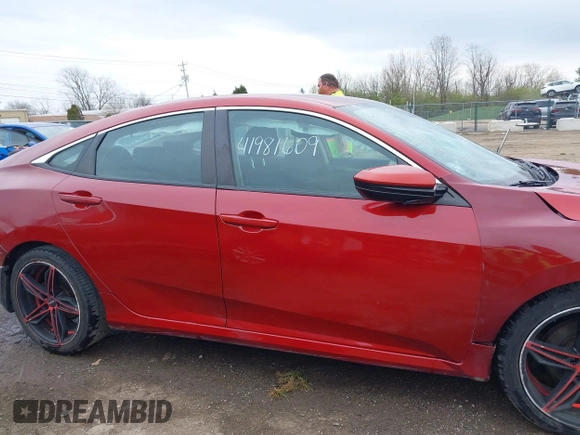 2020 Honda Civic LX with VIN 2HGFC2F69LH541980, listed as a IAAI auction lot 41981609 with 75,458 mi miles and . Bid and sale history available at DreamBid. Image 13.