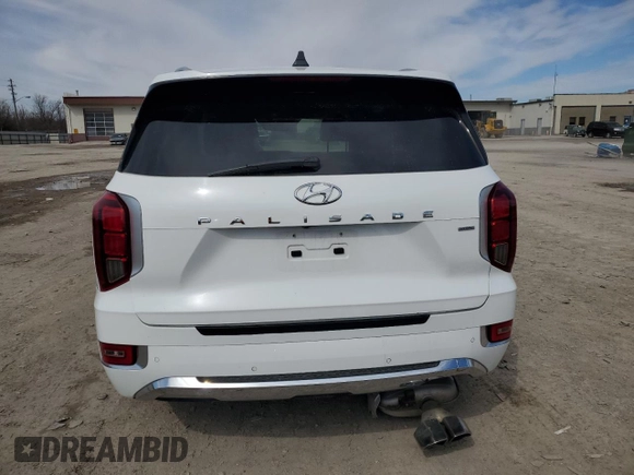 2020 Hyundai Palisade Limited with VIN KM8R5DHE7LU137851, listed as a Copart auction lot 55364415 with Not provided miles and Salvage title. Bid and sale history available at DreamBid. Image 6.