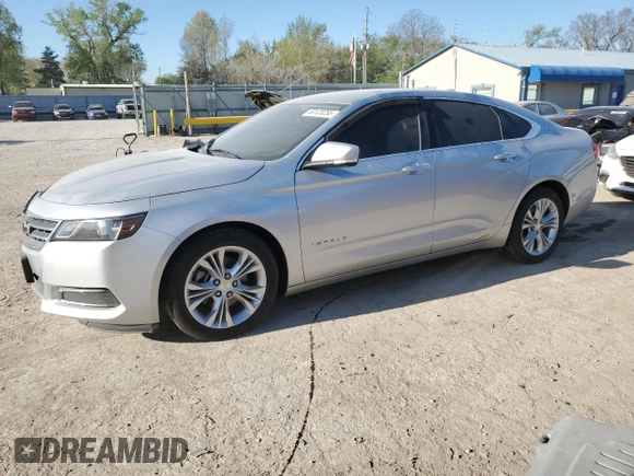 2015 Chevrolet Impala LT with VIN 2G1125S37F9141836, listed as a Copart auction lot 53123255 with 112,609 mi miles and Salvage Title. Bid and sale history available at DreamBid. Image 1.