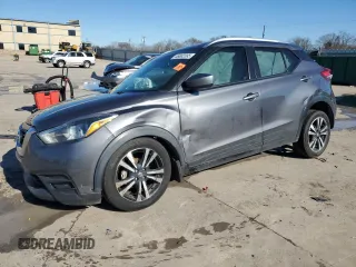 2019 Nissan Kicks SV with VIN 3N1CP5CU2KL563984, listed as a Copart auction lot 46682385 with 90,431 mi miles and Salvage Title. Bid and sale history available at carsss.com. Image 1.
