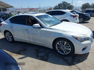2024 Infiniti Q50 Luxe with VIN JN1EV7BP5RM601925, listed as a IAAI auction lot 42261752 with 1,511 mi miles and . Bid and sale history available at DreamBid. Image 13.
