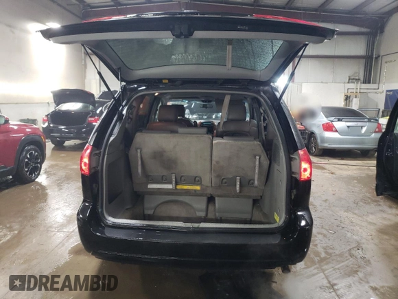 2008 Toyota Sienna XLE with VIN 5TDZK22C78S216036, listed as a Copart auction lot 47835365 with 176,325 mi miles and Salvage Title. Bid and sale history available at carsss.com. Image 6.