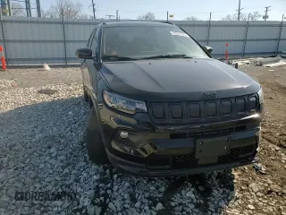 2022 Jeep Compass Altitude with VIN 3C4NJCBB2NT187786, listed as a Copart auction lot 53027925 with 45,894 mi miles and Salvage title. Bid and sale history available at DreamBid. Image 11.