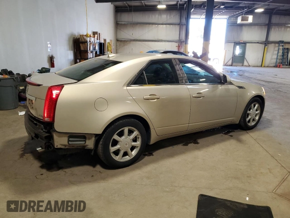 2009 Cadillac CTS RWD w/1SA with VIN 1G6DF577890147893, listed as a Copart auction lot 77416424 with 102,917 mi miles and Salvage Title. Bid and sale history available at carsss.com. Image 3.