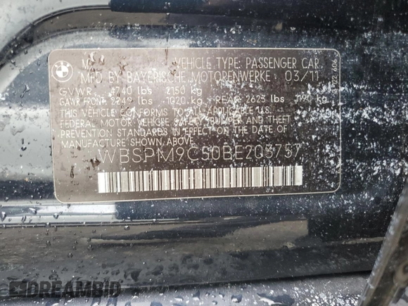 2011 BMW M3 z VIN WBSPM9C50BE203757, wystawiony jako Copart lot #74081084 z przebiegiem Nie podano mil oraz Szkoda całkowita • Salvage title. Historia ofert i sprzedaży dostępna na DreamBid. Obrazek 13.