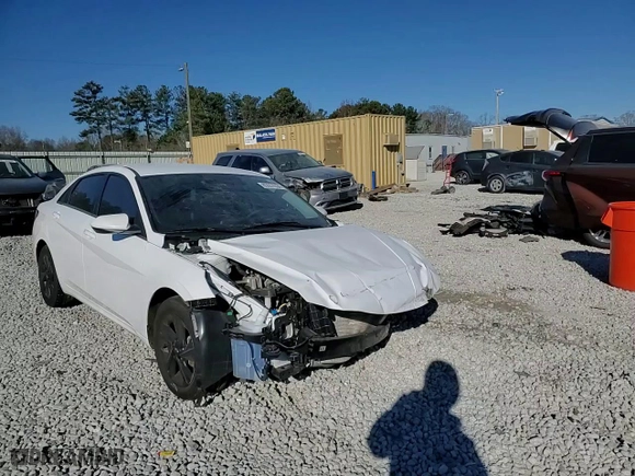 2023 Hyundai Elantra SEL with VIN 5NPLM4AG4PH109028, listed as a Copart auction lot 85557634 with 50,387 mi miles and Salvage Title. Bid and sale history available at carsss.com. Image 13.