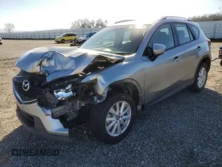 2014 Mazda CX-5 Sport with VIN JM3KE2BE1E0350718, listed as a Copart auction lot 46370205 with 98,065 mi miles and Salvage title. Bid and sale history available at DreamBid. Image 1.