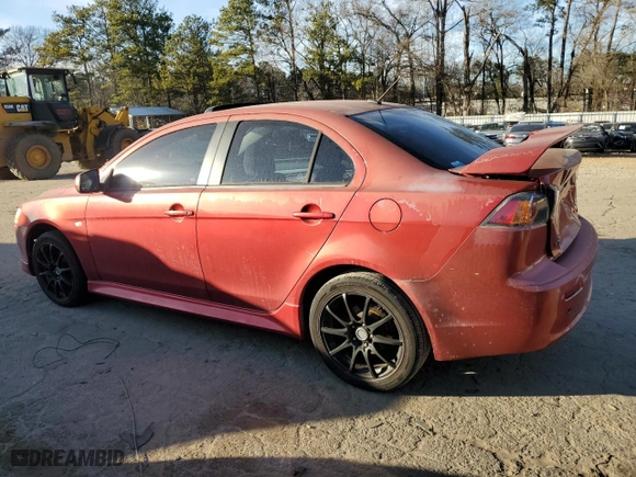2010 Mitsubishi Lancer ES with VIN JA32U2FU0AU020731, listed as a Copart auction lot 89276505 with 121,147 mi miles and Salvage Title. Bid and sale history available at carsss.com. Image 2.
