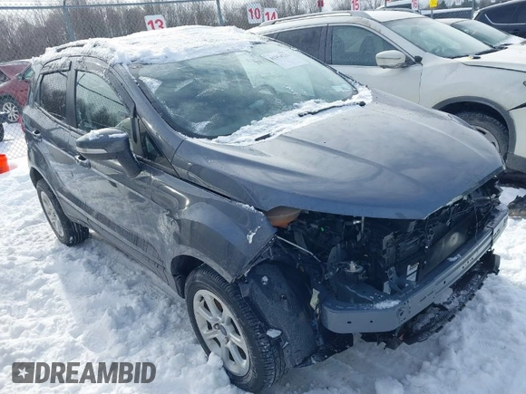 2022 Ford EcoSport SE with VIN MAJ6S3GL0NC466609, listed as a IAAI auction lot 41354232 with 16,757 mi miles and . Bid and sale history available at carsss.com. Image 1.