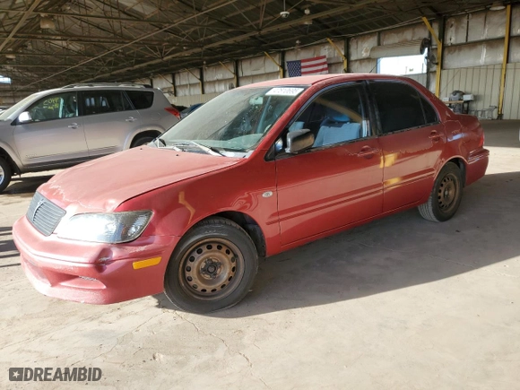 2003 Mitsubishi Lancer ES with VIN JA3AJ26E33U079997, listed as a Copart auction lot 47810695 with 182,849 mi miles and Salvage Title. Bid and sale history available at carsss.com. Image 1.