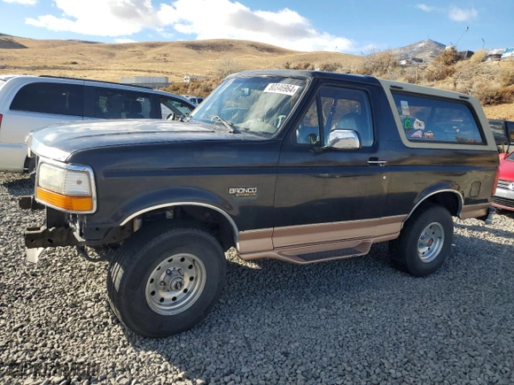 1995 Ford Bronco Custom with VIN 1FMEU15H2SLB84420, listed as a Copart auction lot 80346964 with 174,259 mi miles and Salvage Title. Bid and sale history available at carsss.com. Image 1.